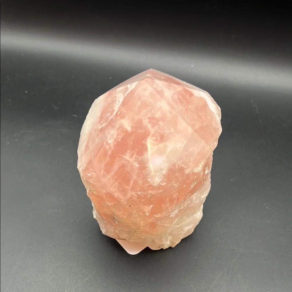 Rose Quartz Crystal Point - Picture 2 of 4